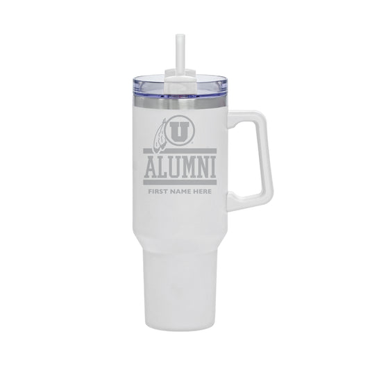 Utah Utes 40oz. Rocky Alumni Personalized Tumbler