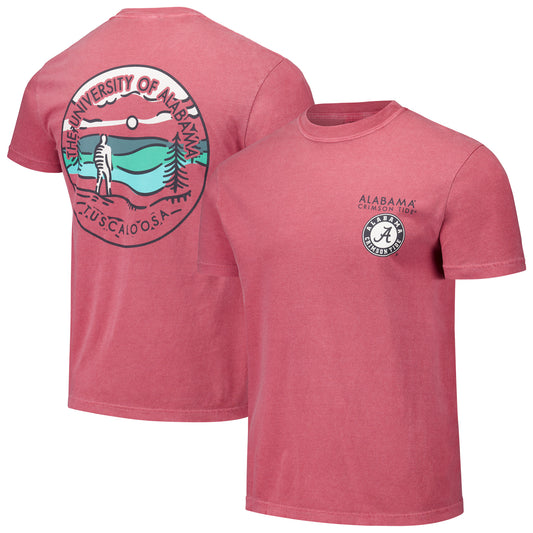 Unisex Crimson Alabama Crimson Tide Scenic Comfort Colors T-Shirt