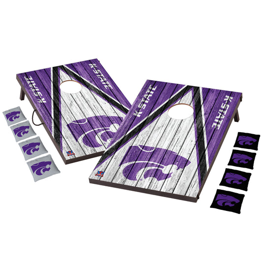 Victory Tailgate Kansas State Wildcats 2' x 3' Weathered Cornhole Board Set