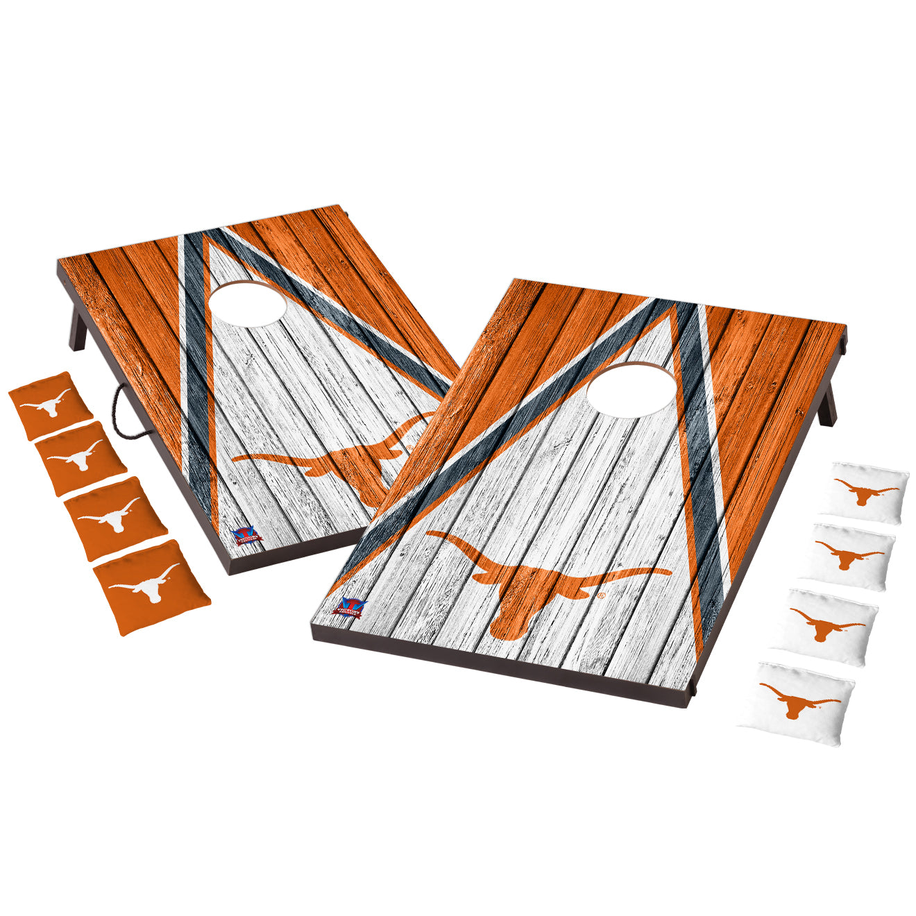 Victory Tailgate Texas Longhorns 2' x 3' Weathered Cornhole Board Set