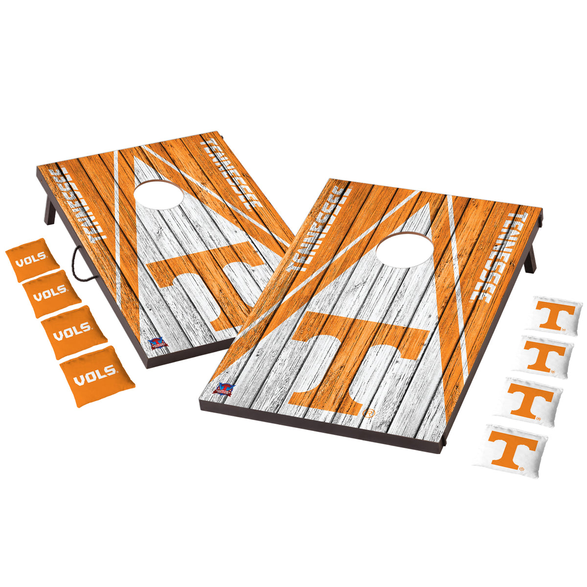 Victory Tailgate Tennessee Volunteers 2' x 3' Weathered Cornhole Board Set