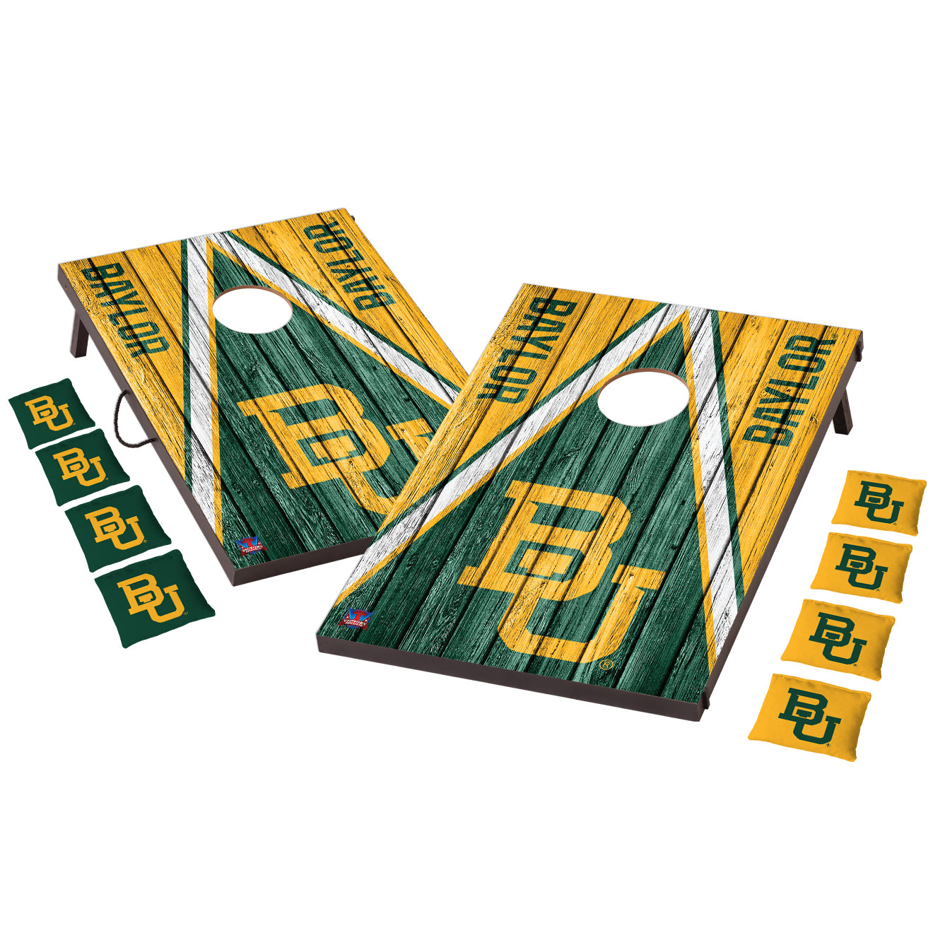 Victory Tailgate Baylor Bears 2' x 3' Weathered Cornhole Board Set