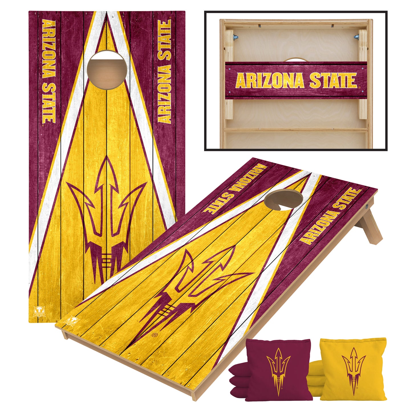 Victory Tailgate Arizona State Sun Devils 2' x 4' Tournament Cornhole Board Set