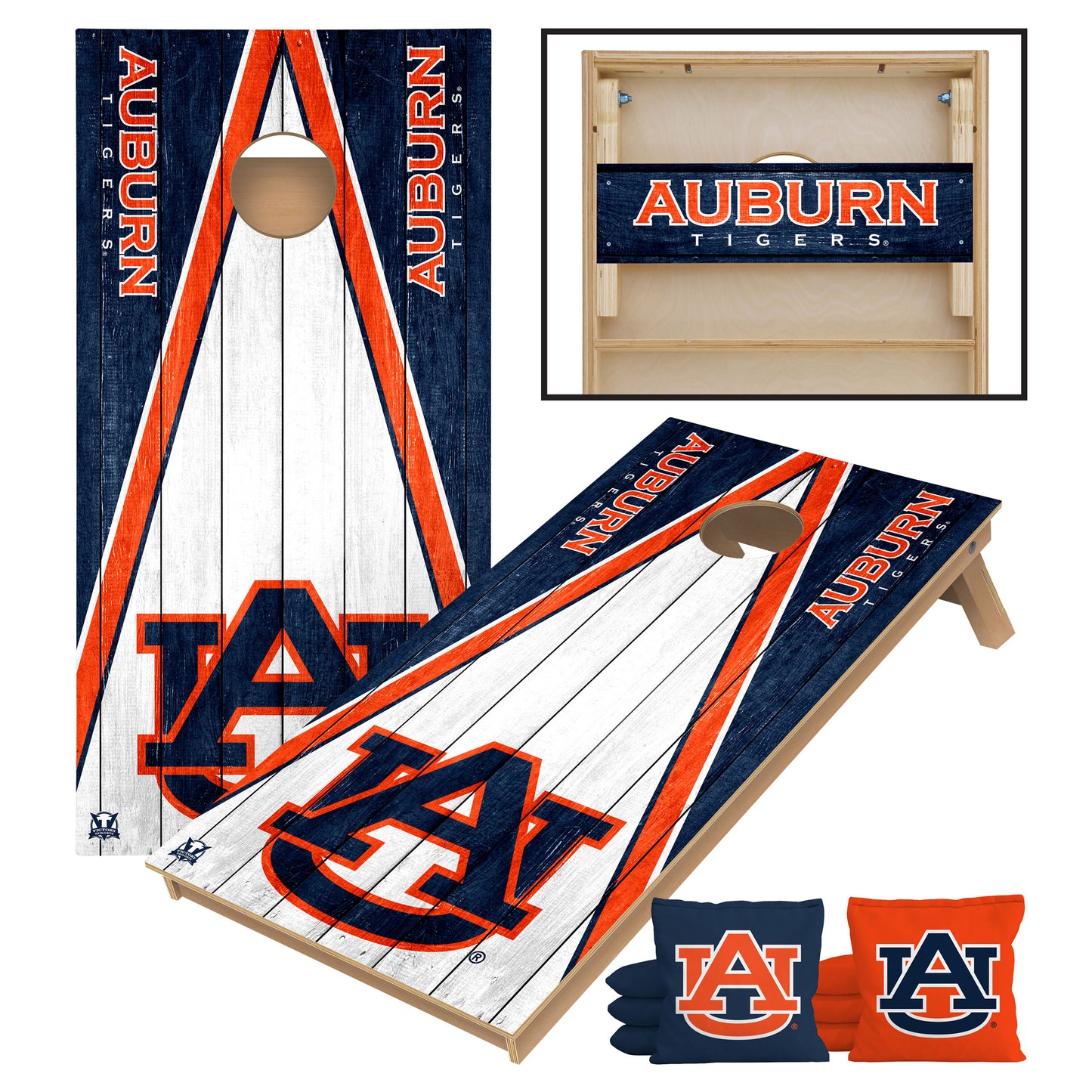 Victory Tailgate Auburn Tigers 2' x 4' Tournament Cornhole Board Set