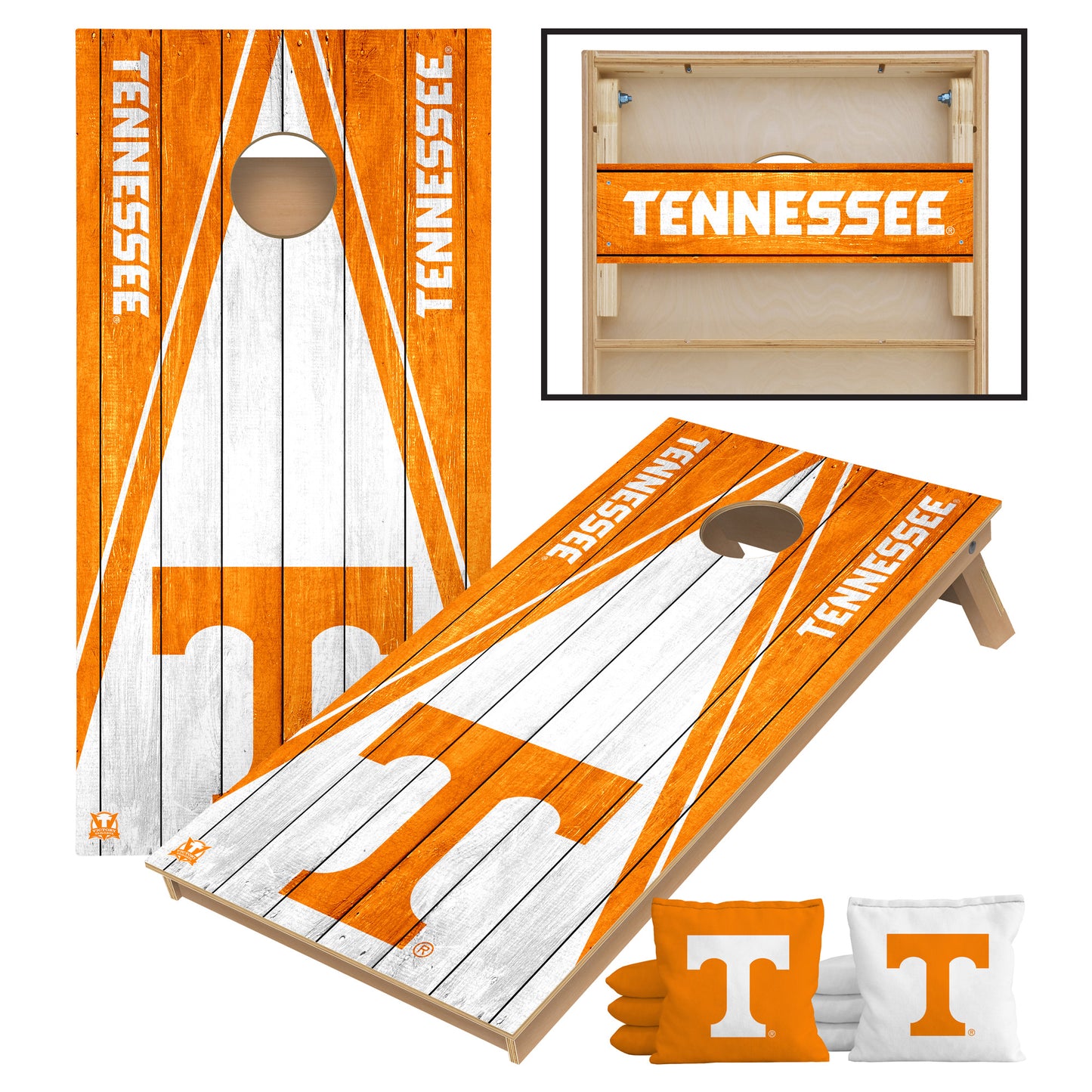 Victory Tailgate Tennessee Volunteers 2' x 4' Tournament Cornhole Board Set