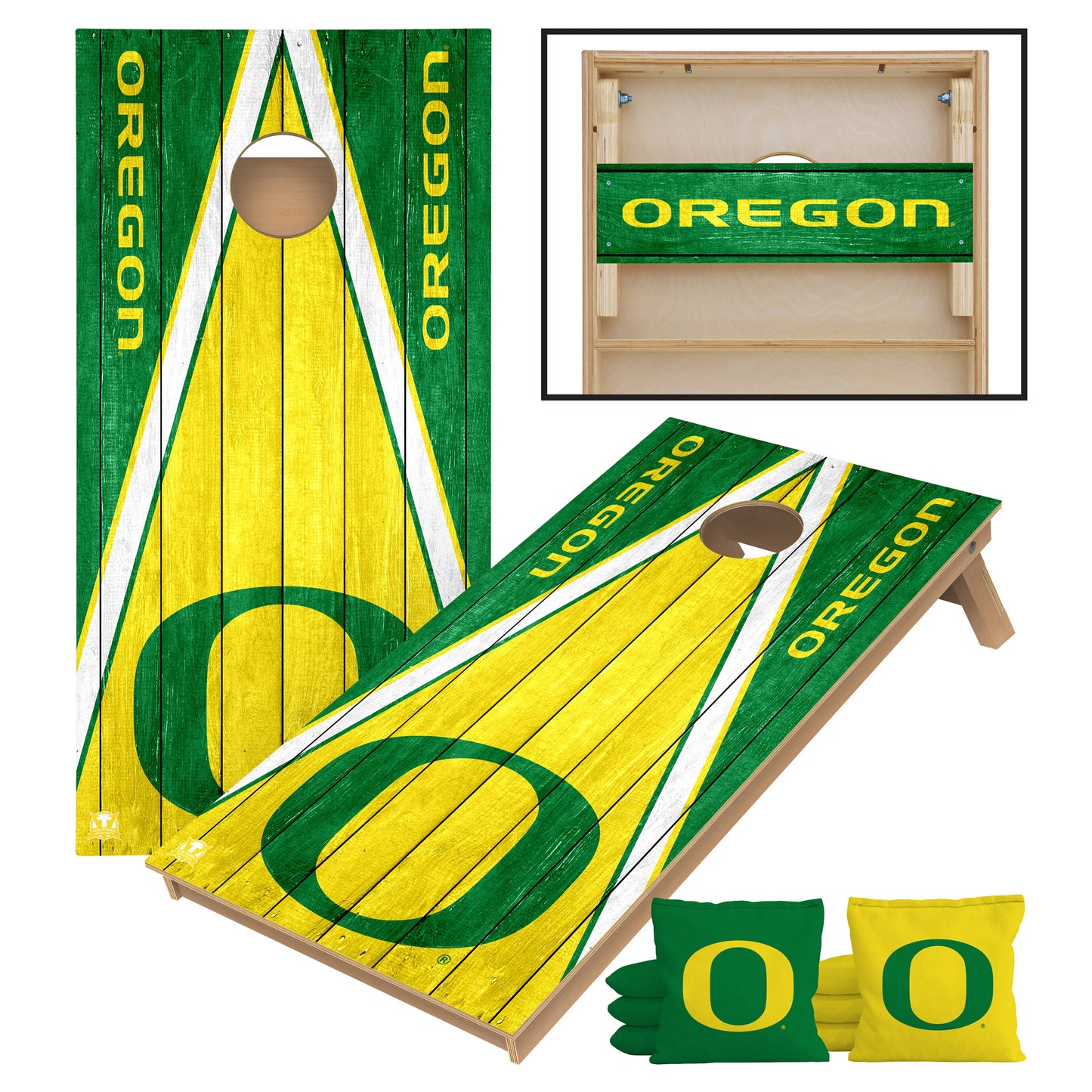 Victory Tailgate Oregon Ducks 2' x 4' Tournament Cornhole Board Set