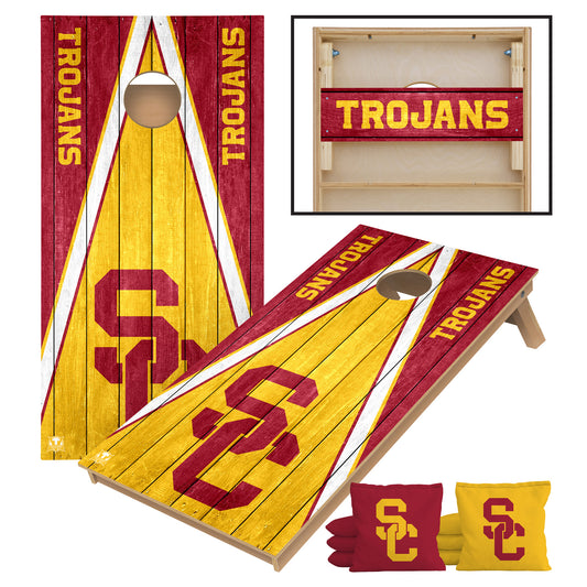 Victory Tailgate USC Trojans 2' x 4' Tournament Cornhole Board Set