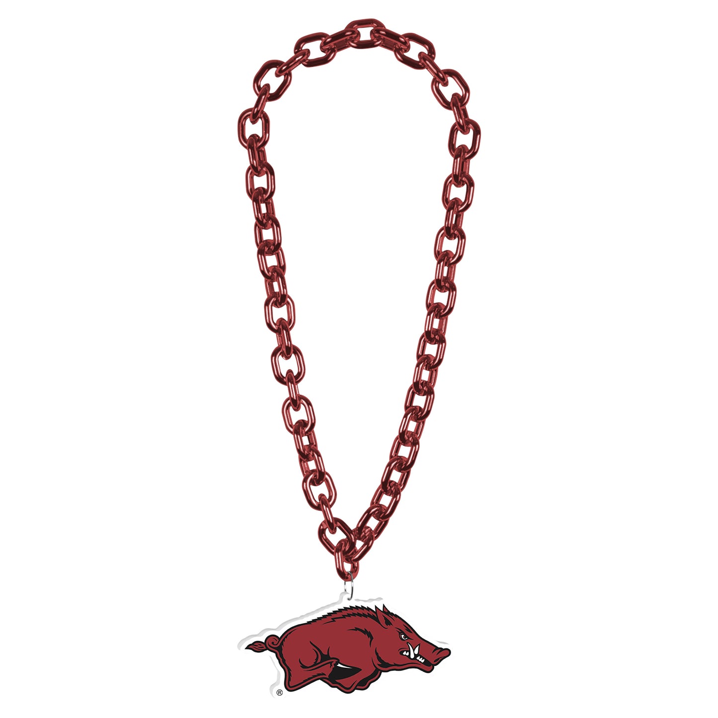 WinCraft Arkansas Razorbacks Big Chain Logo Necklace