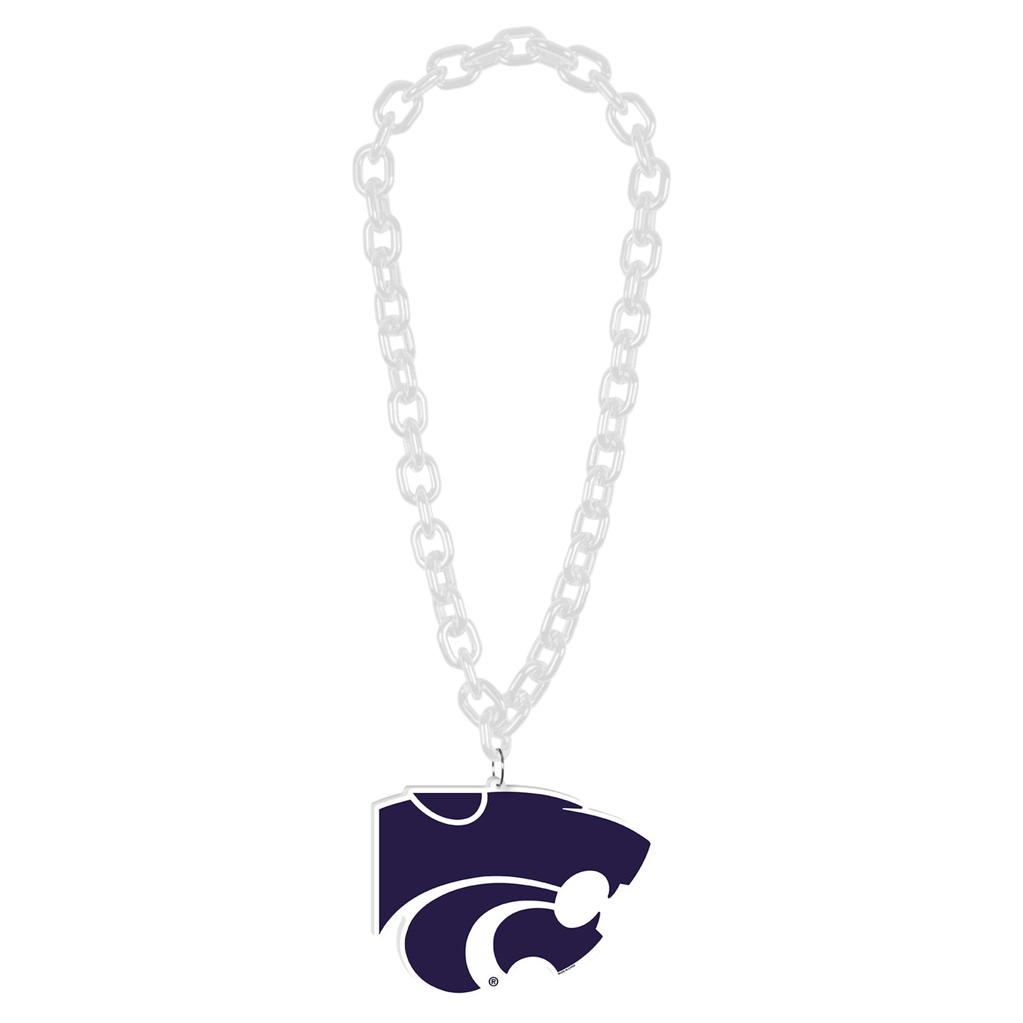 WinCraft Kansas State Wildcats Big Chain Logo Necklace