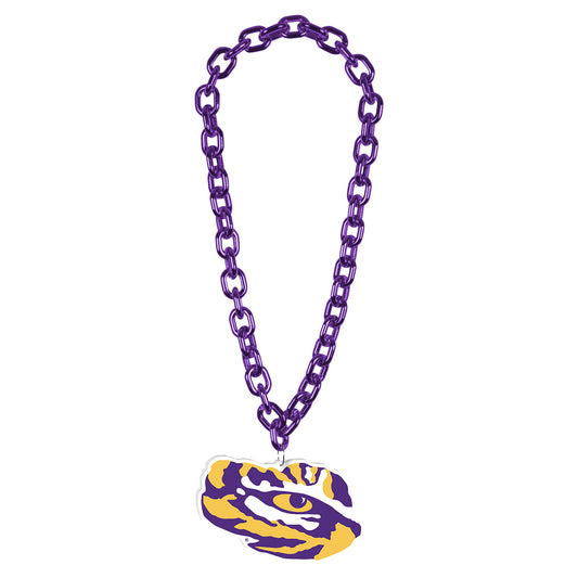 WinCraft LSU Tigers Big Chain Logo Necklace