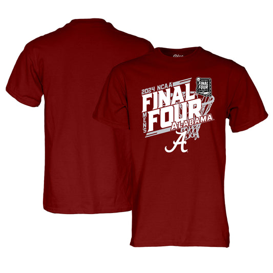 Unisex Blue 84  Crimson Alabama Crimson Tide 2024 NCAA Men's Basketball Tournament March Madness Final Four T-Shirt