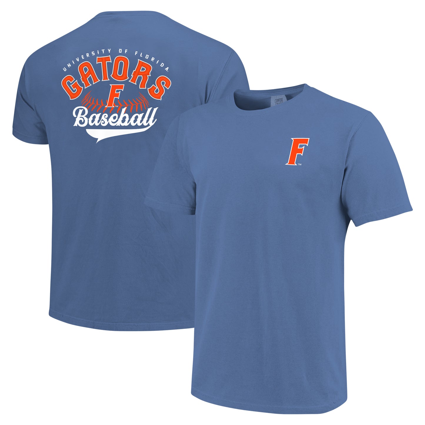 Men's Royal Florida Gators Baseball Comfort Colors T-Shirt