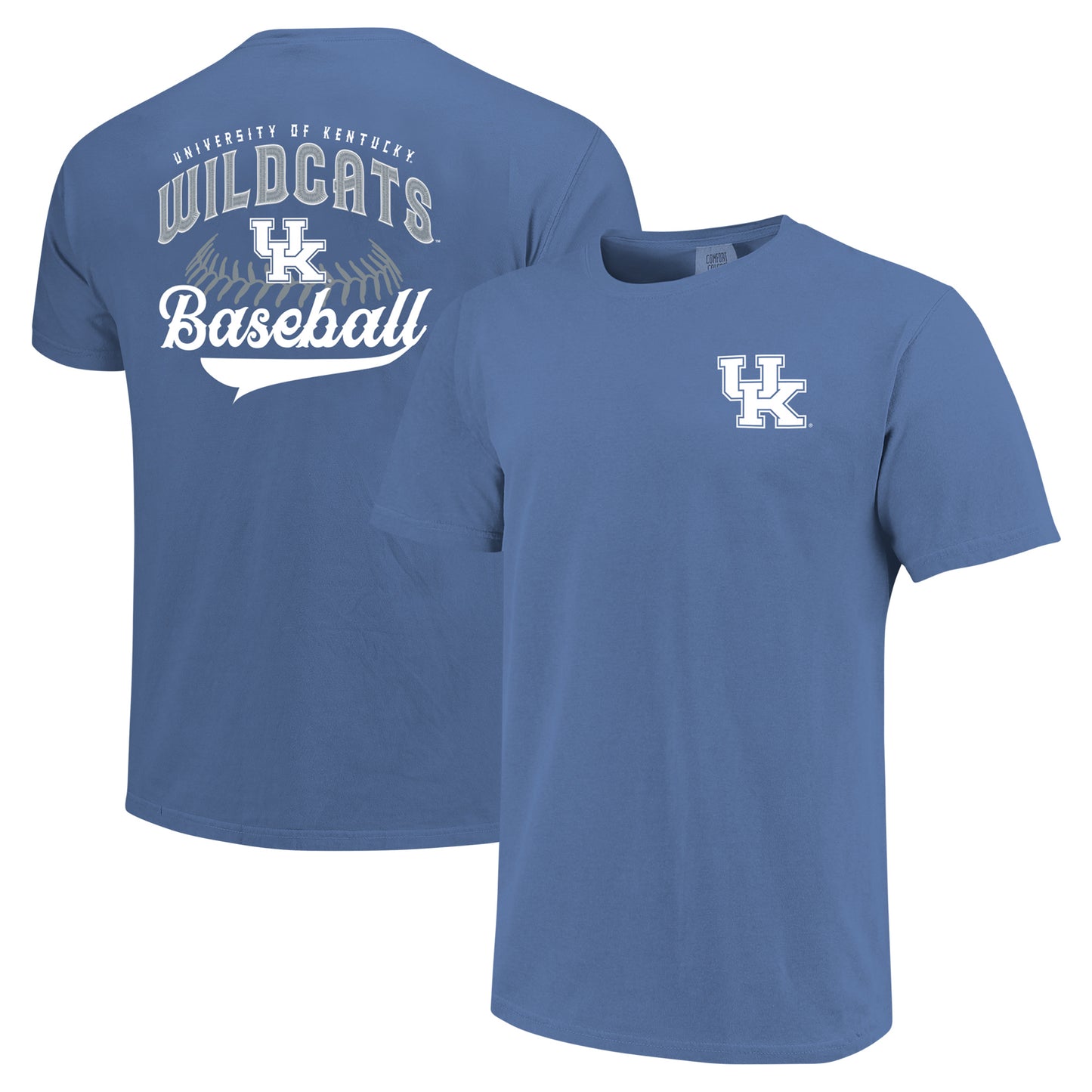 Men's Royal Kentucky Wildcats Baseball Comfort Colors T-Shirt