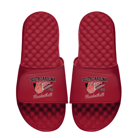 Men's ISlide Garnet South Carolina Gamecocks Basketball Collage Slide Sandals