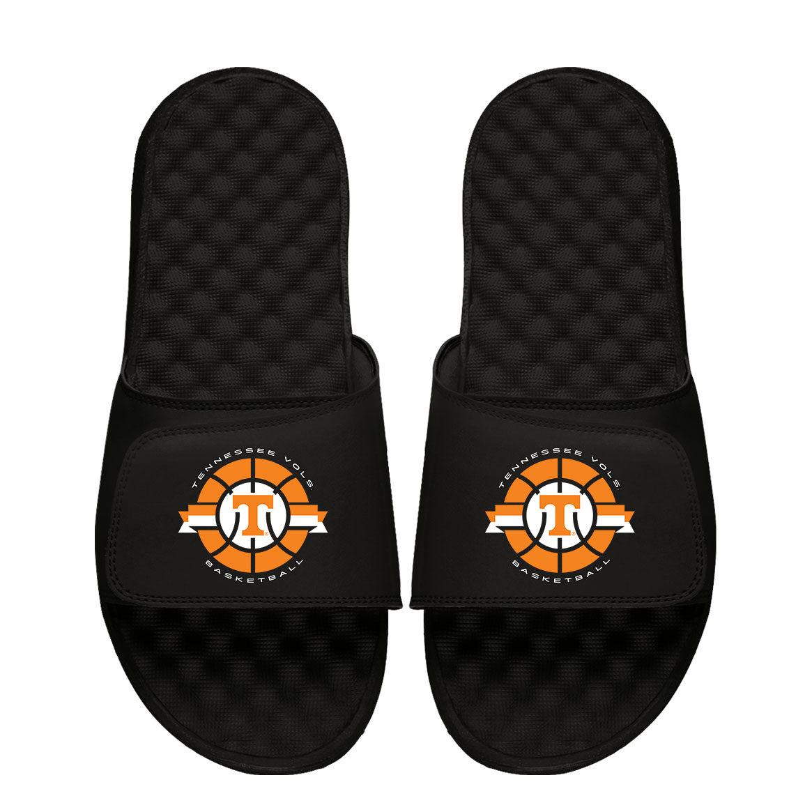 Youth ISlide Black Tennessee Volunteers Basketball Logo Slide Sandals