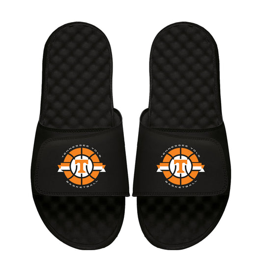 Youth ISlide Black Tennessee Volunteers Basketball Logo Slide Sandals