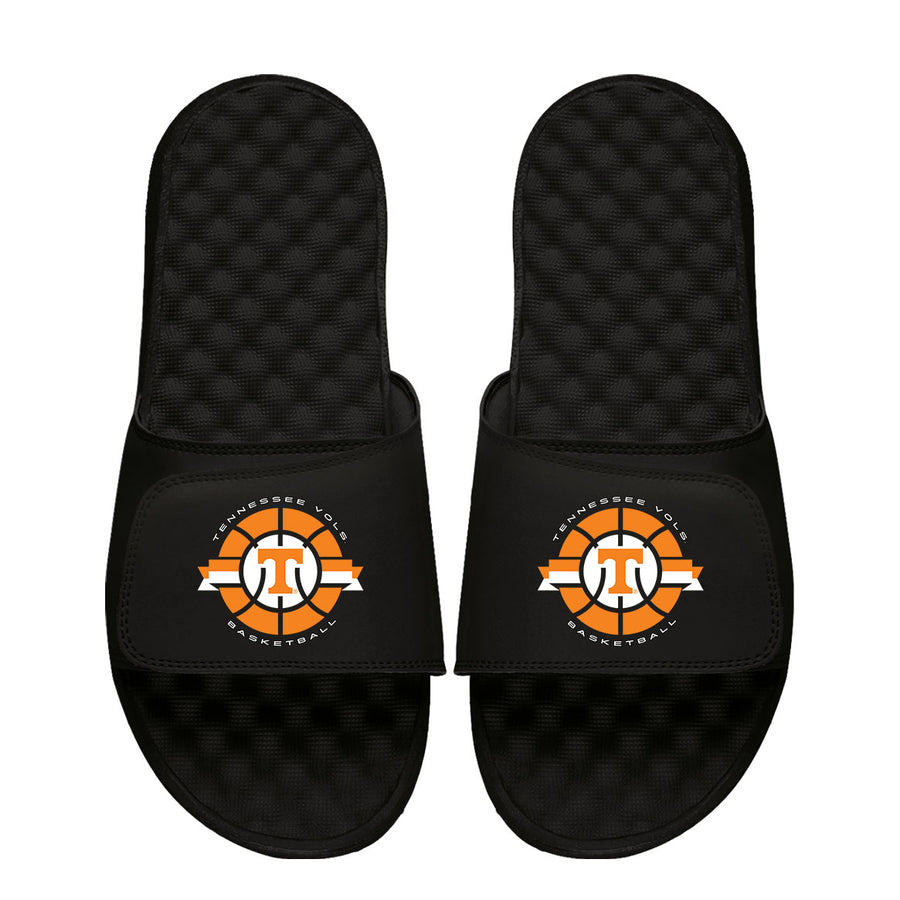 Youth ISlide Black Tennessee Volunteers Basketball Logo Slide Sandals