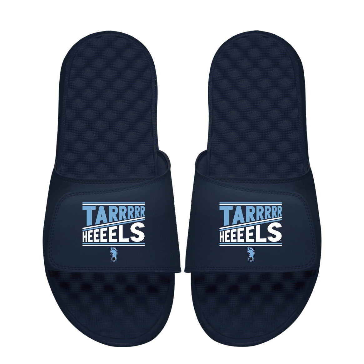 Men's ISlide Navy North Carolina Tar Heels Wordmark Slide Sandals