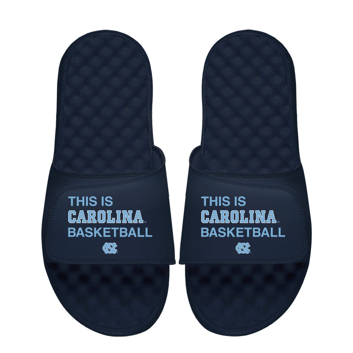 Youth ISlide Navy North Carolina Tar Heels This Is Carolina Basketball Slide Sandals