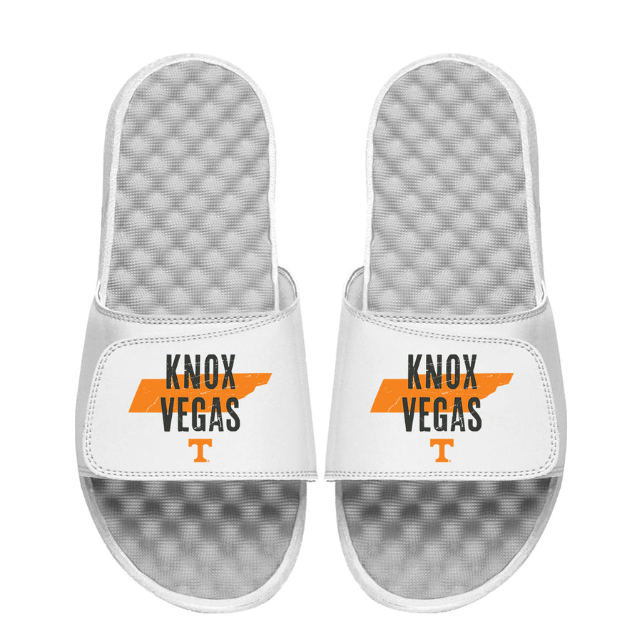 Youth ISlide White Tennessee Volunteers Knox Vegas Slide Sandals
