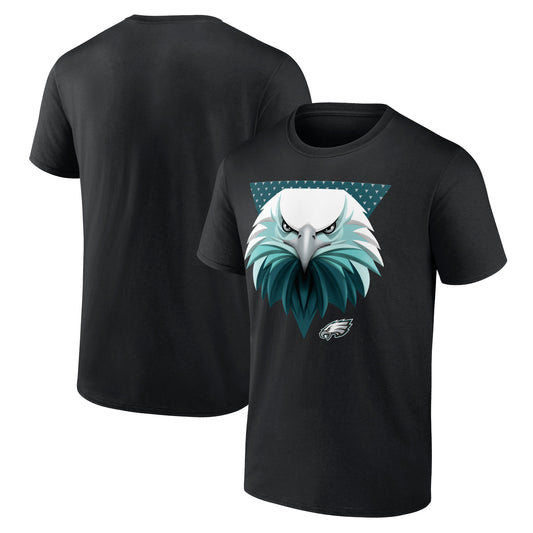 Men's  Black Philadelphia Eagles 2024 NFL Draft Illustrated T-Shirt