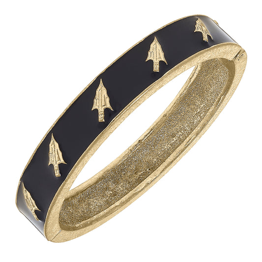 Women's Florida State Seminoles Enamel Logo Hinge Bangle