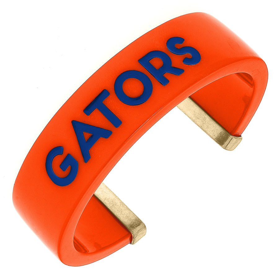Women's Florida Gators Resin Logo Cuff Bracelet