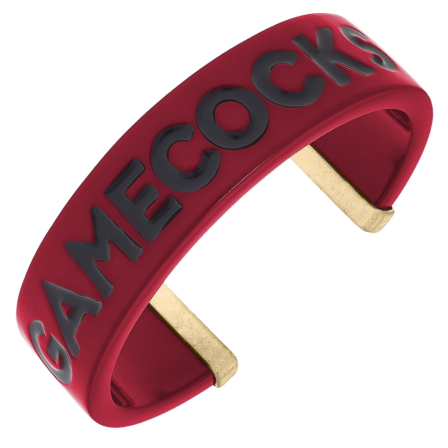 Women's South Carolina Gamecocks Resin Logo Cuff Bracelet