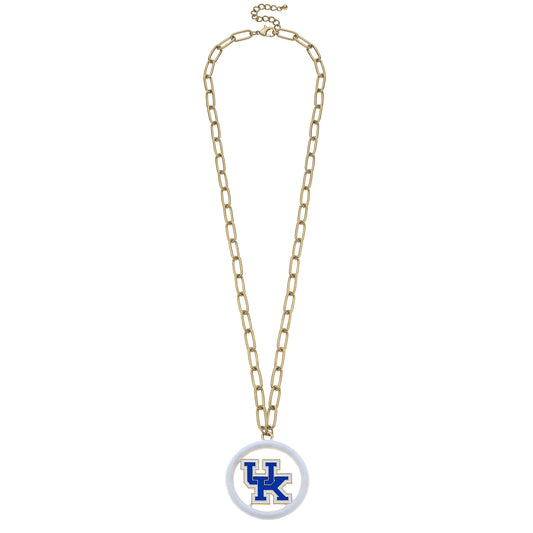 Women's Kentucky Wildcats 32" Enamel Pendant Necklace