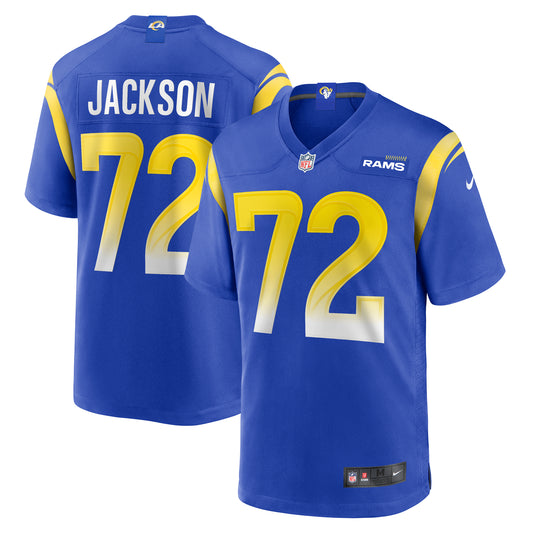 Men's Nike Jonah Jackson  Royal Los Angeles Rams  Game Jersey