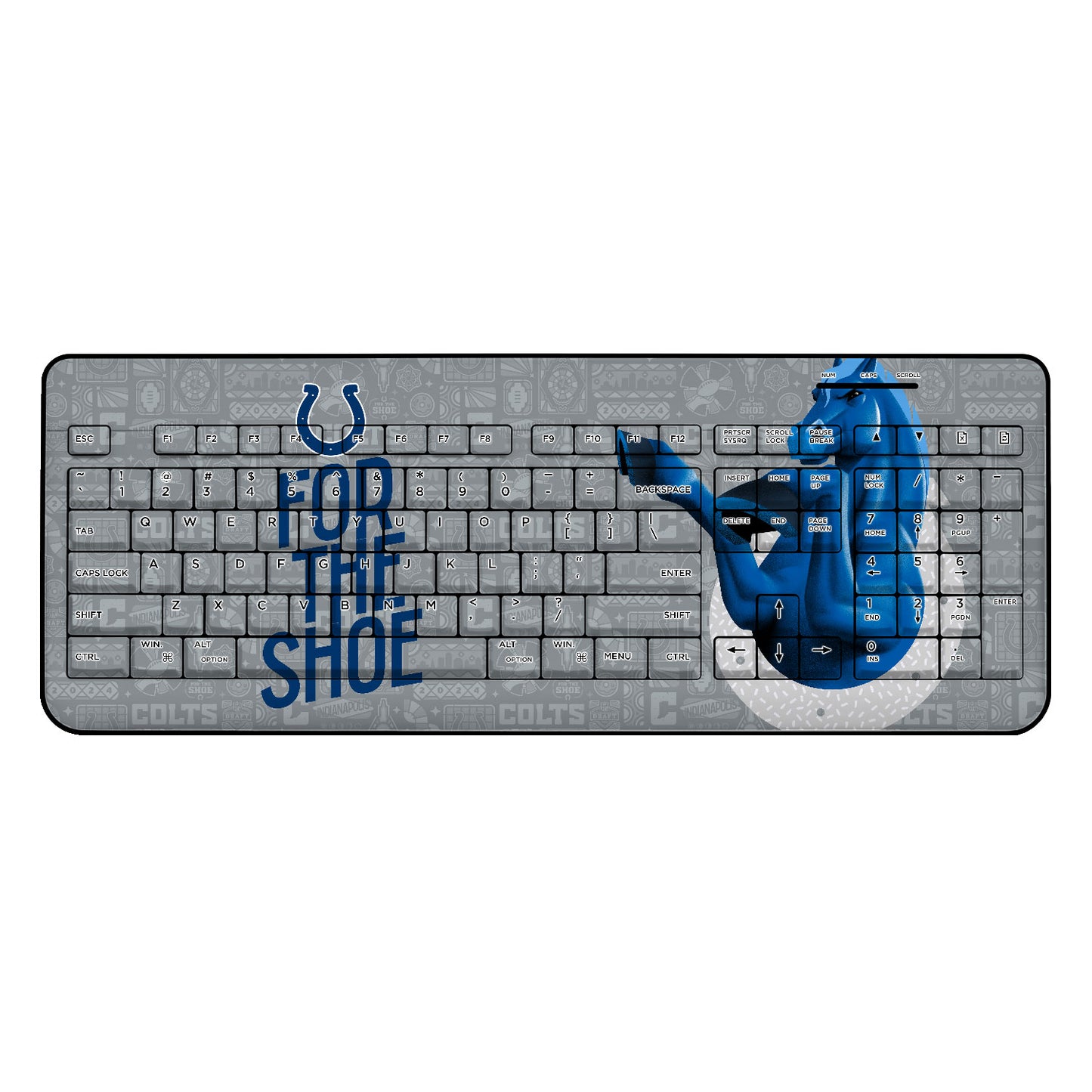 Indianapolis Colts 2024 Illustrated Limited Edition Wireless Keyboard