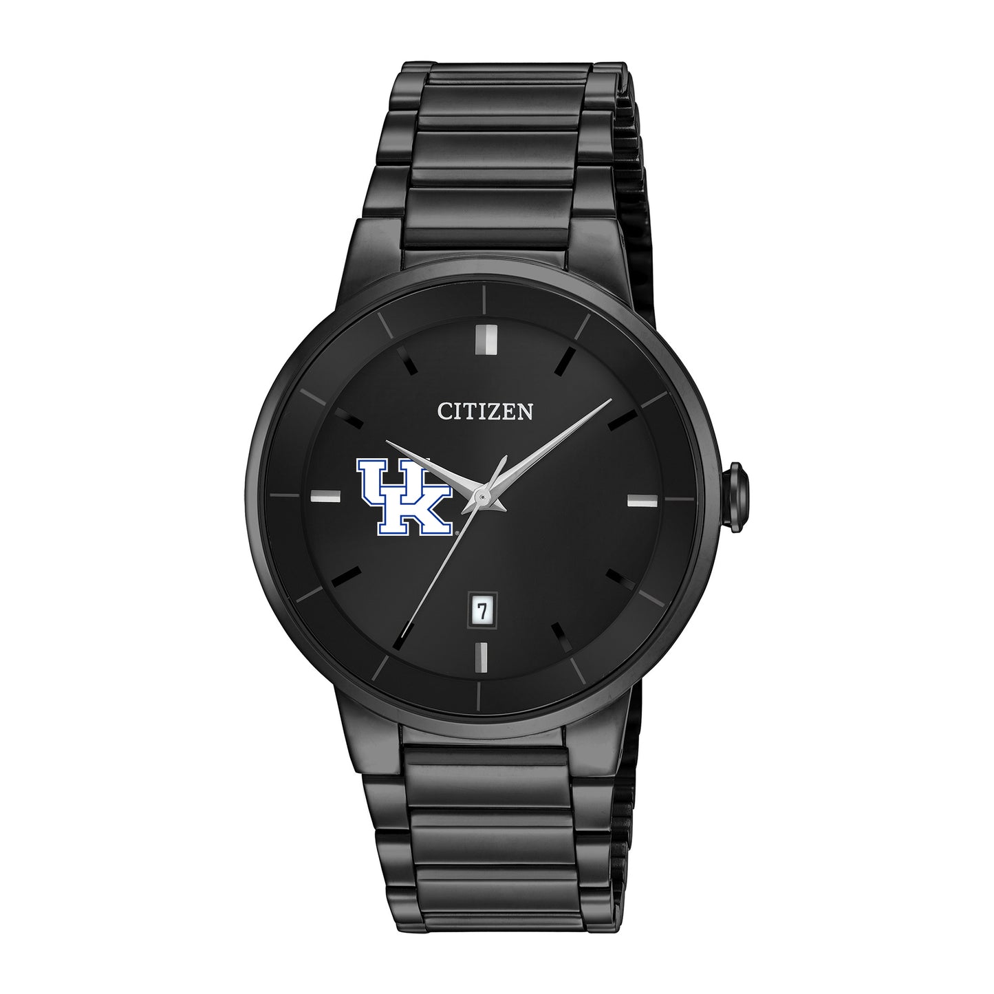 Men's Citizen Watch Kentucky Wildcats Black Dial Stainless Steel Watch