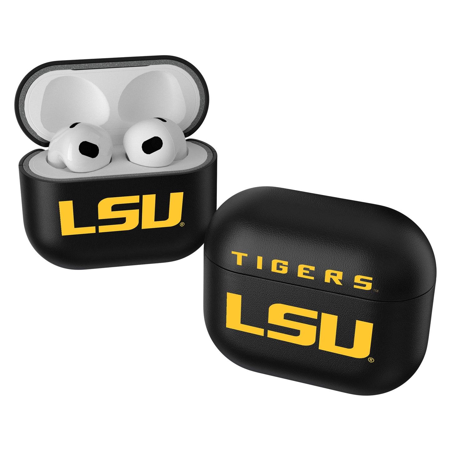 Keyscaper Black LSU Tigers Insignia AirPods 3rd Gen Case Cover