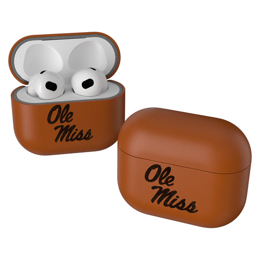Keyscaper Brown Ole Miss Rebels Burn AirPods 3rd Gen Case Cover