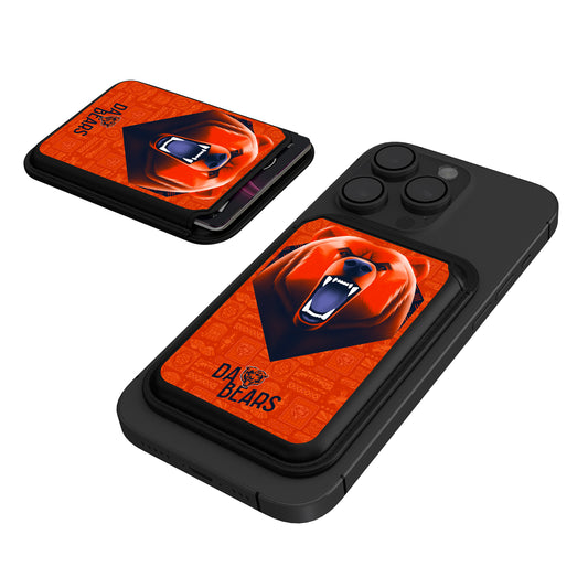 Keyscaper Chicago Bears Illustrated Magnetic Phone Credit Card Wallet