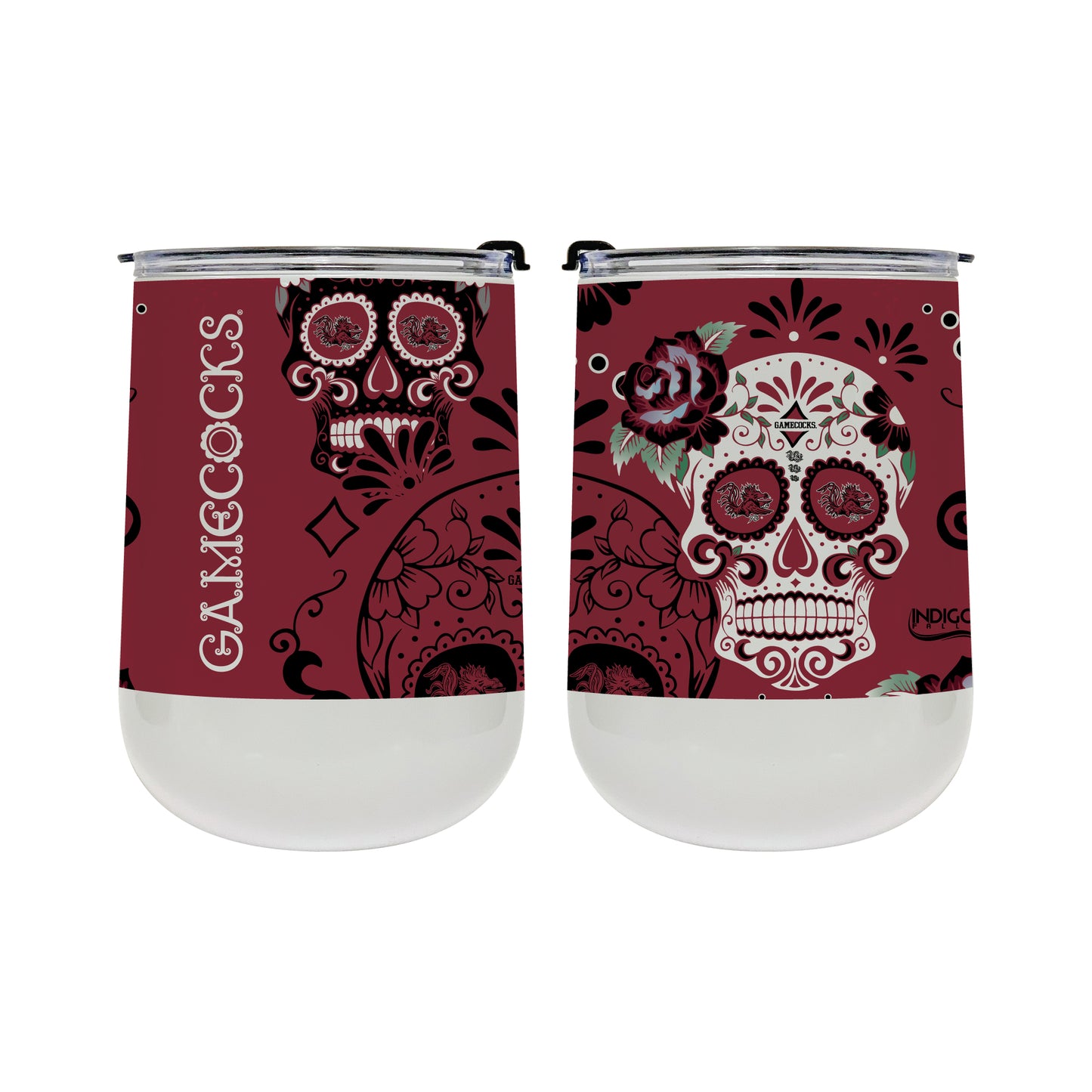 South Carolina Gamecocks 18oz. Dia De Los Muertos Tumbler