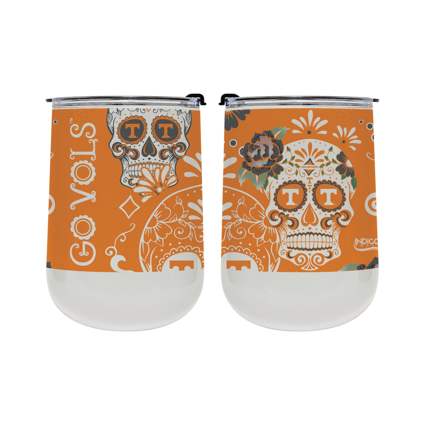 Tennessee Volunteers 18oz. Dia De Los Muertos Tumbler