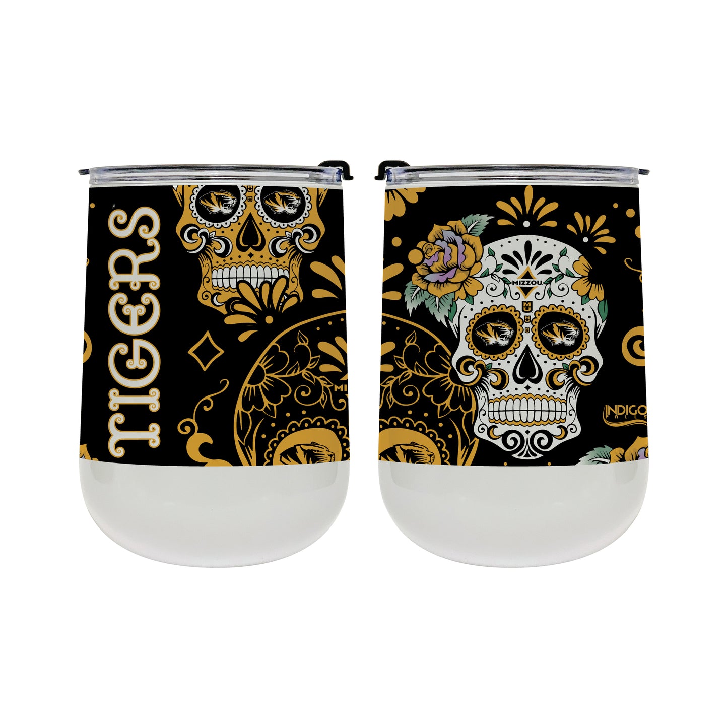 Missouri Tigers 18oz. Dia De Los Muertos Tumbler