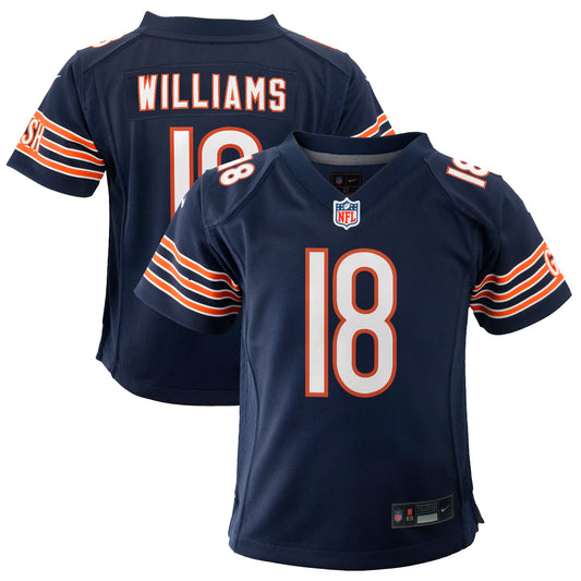 Youth Nike Caleb Williams Navy Chicago Bears 2024 NFL Draft First Round Pick Player Game Jersey