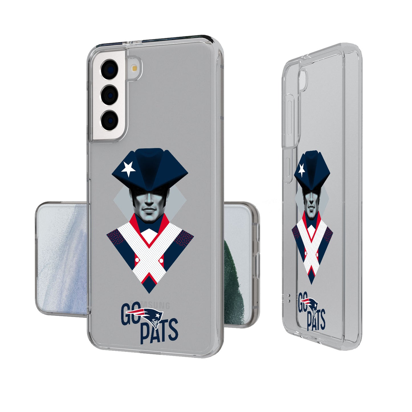 Keyscaper New England Patriots Galaxy Clear Case