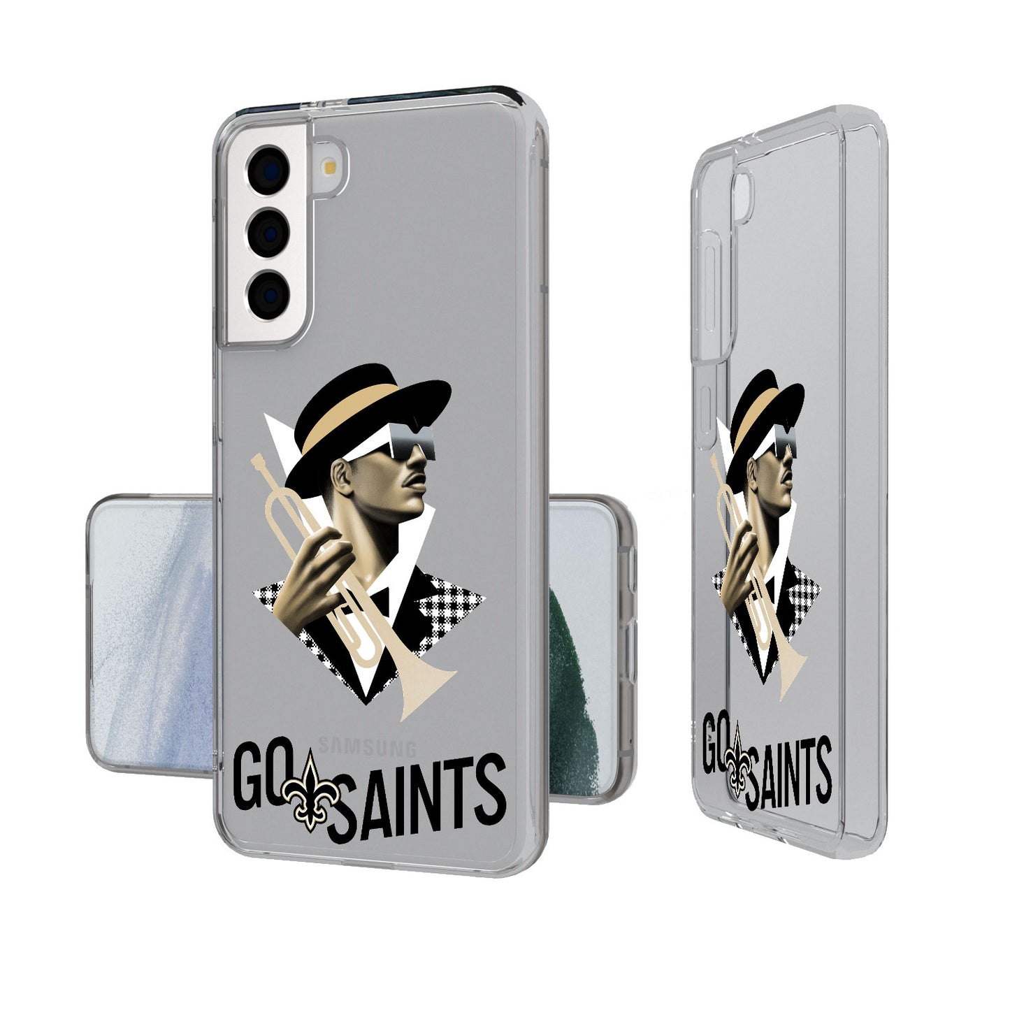 Keyscaper New Orleans Saints Galaxy Clear Case