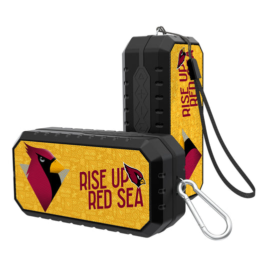 Keyscaper Black Arizona Cardinals Water Resistant Bluetooth Speaker