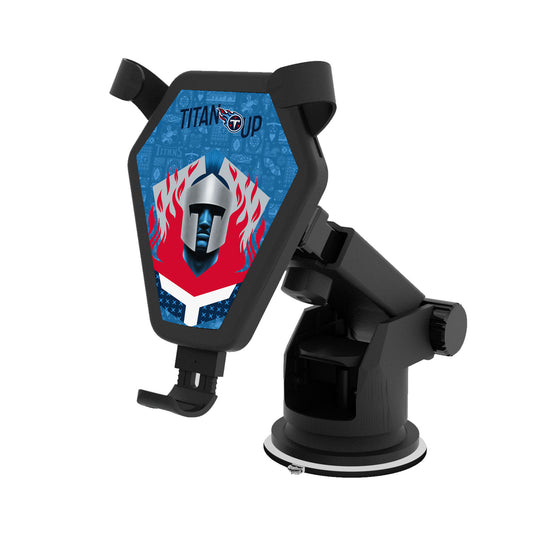 Keyscaper Black Tennessee Titans Wireless Car Charger