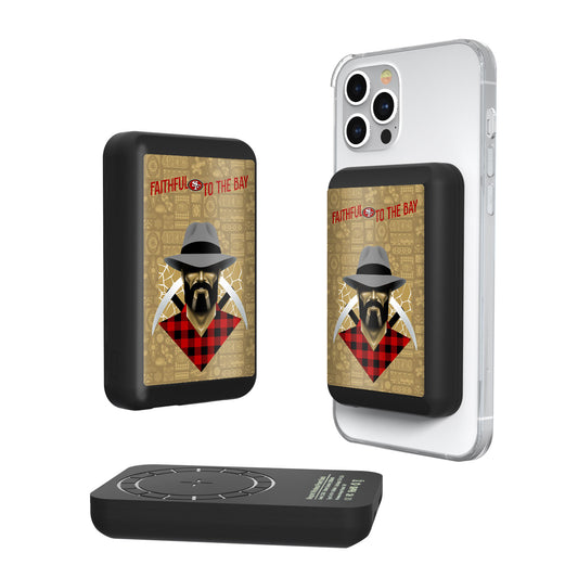 Keyscaper Black San Francisco 49ers 5000mAh Wireless Magnetic Power Bank