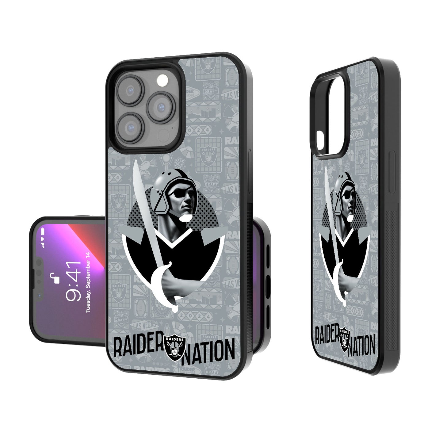 Keyscaper Las Vegas Raiders iPhone Bump Case