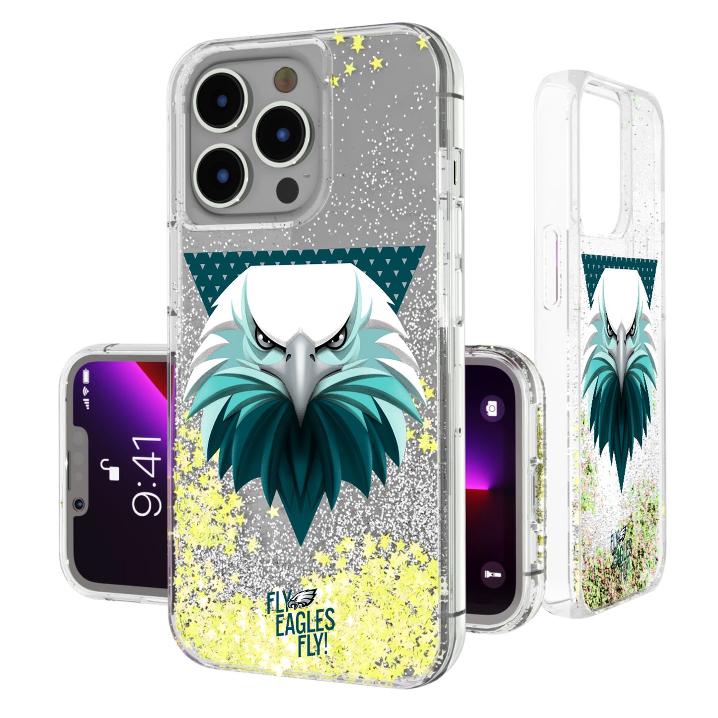 Keyscaper Philadelphia Eagles iPhone Glitter Case