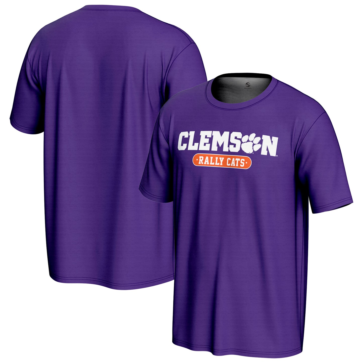 Unisex GameDay Greats Purple Clemson Tigers Rally Cats T-Shirt