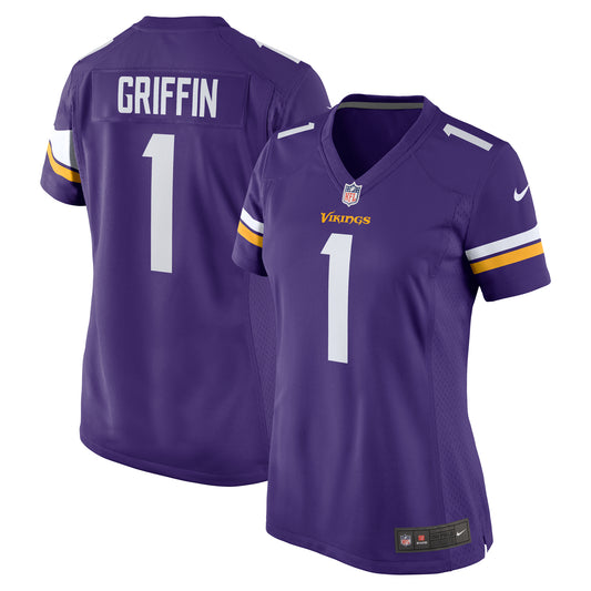 Women's Nike Shaquill Griffin  Purple Minnesota Vikings Team Game Jersey