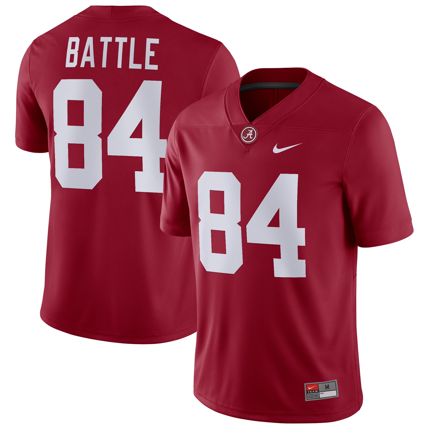 Men's Nike Bill Battle Crimson Alabama Crimson Tide Alabama Always Game Jersey