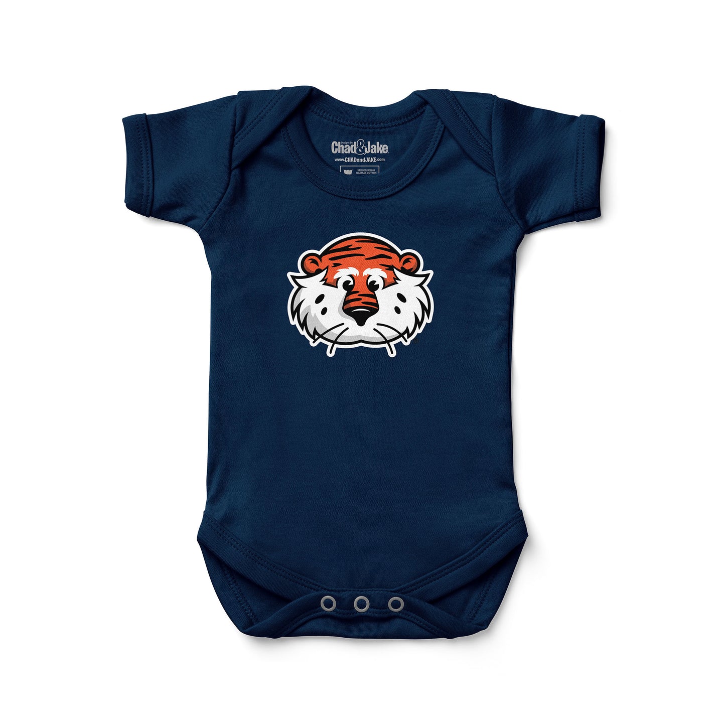 Infant Chad & Jake Navy Auburn Tigers Mascot Bodysuit